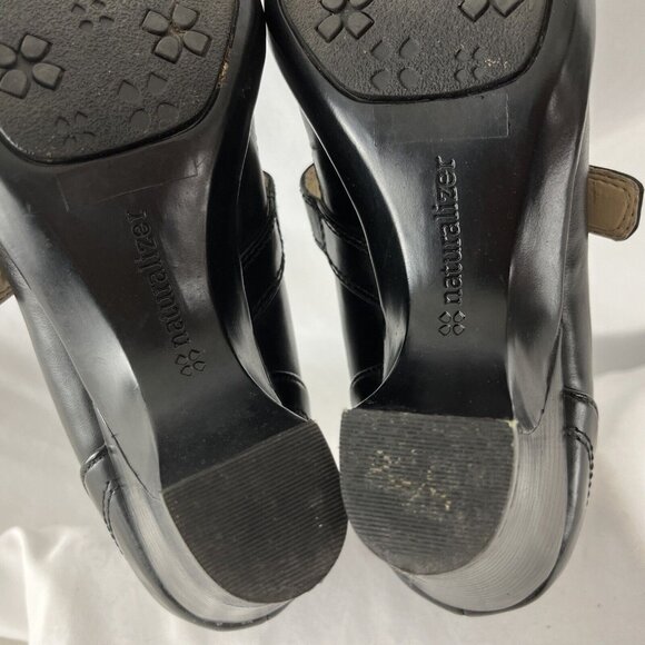 Naturalizer N5 Comfort Mara Leather Mary Jane Heeled Shoes Women’s Size 7.5 - Picture 13 of 15
